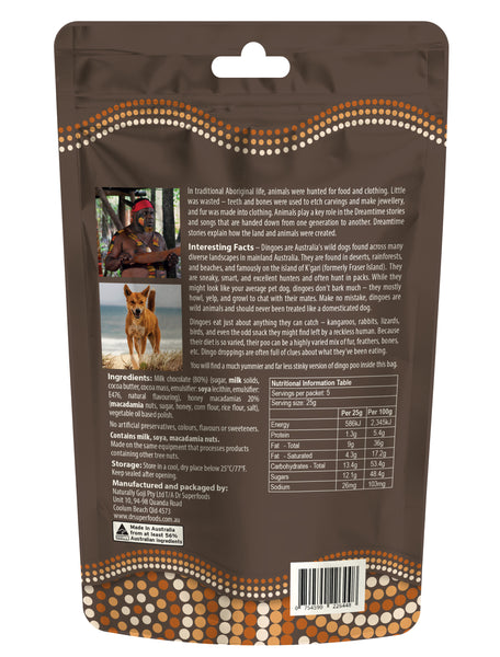 Dingo Poo (Milk Chocolate Honey Macadamias)